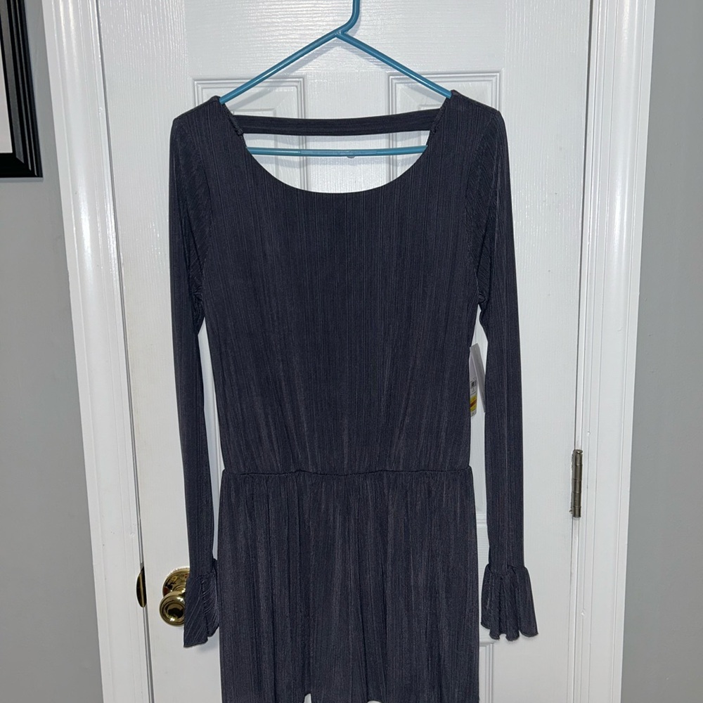 Guess Grey Romper with Bell Sleeves